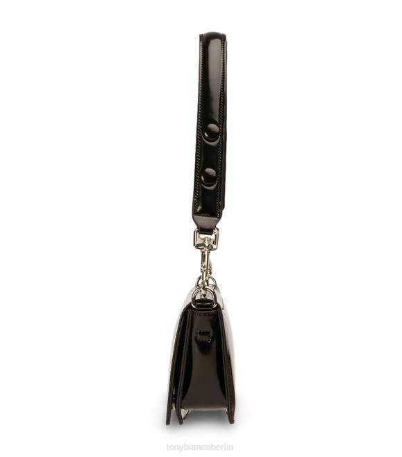 Handtaschen| de Tony Bianco Frauen Nelken-Umhängetasche Schwarz hochglänzend 4624692